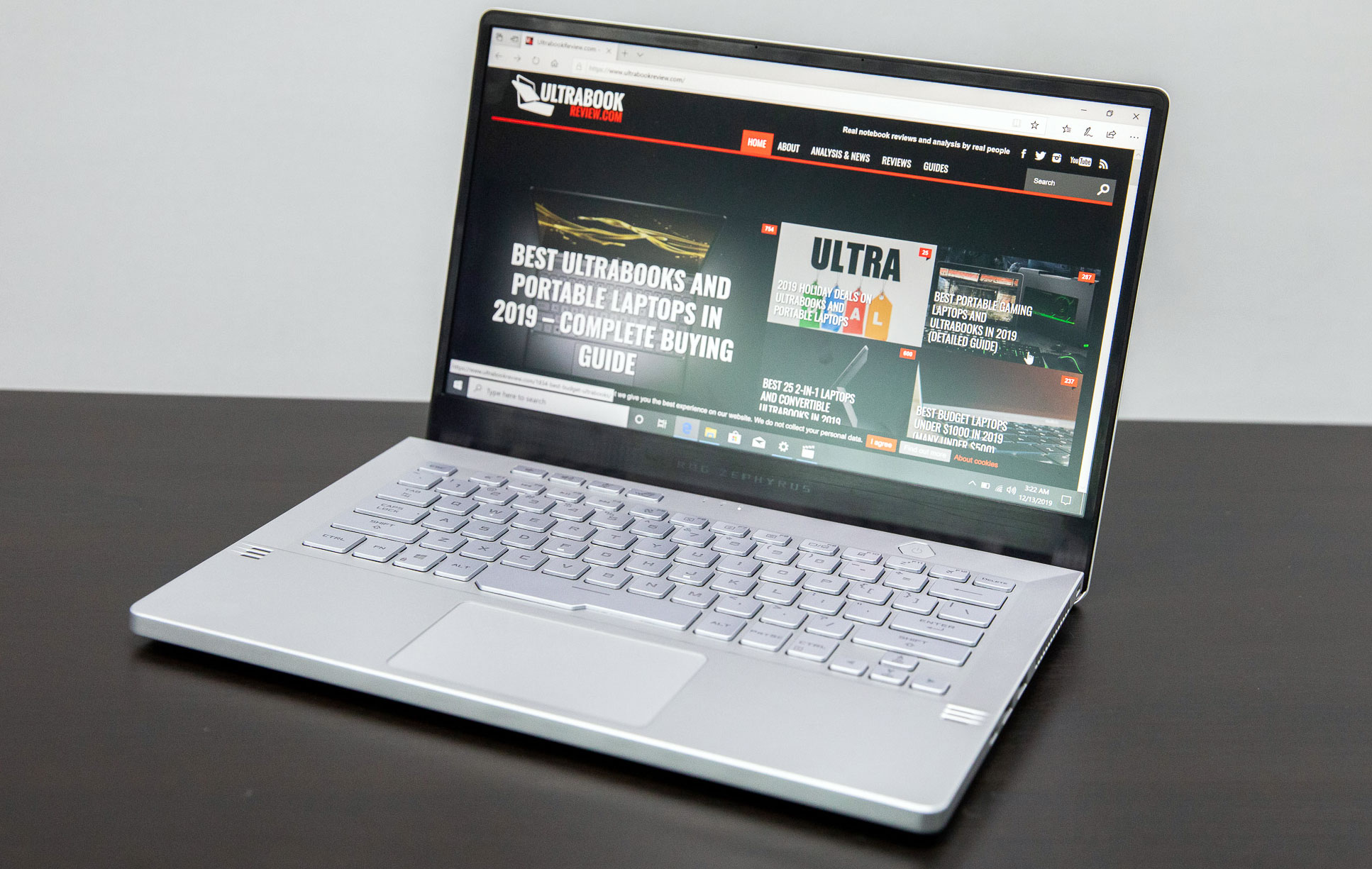14-inch Asus Zephyrus G14 with AMD Ryzen 4000 and RTX 2060 graphics