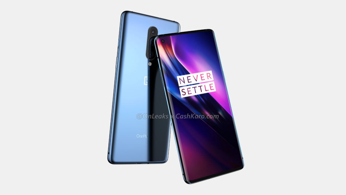 OnePlus 8 Leaked Render Back and Front