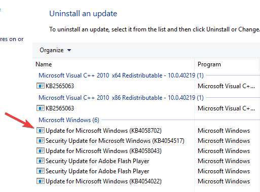 update verwijderen Windows 10 update loopt vast