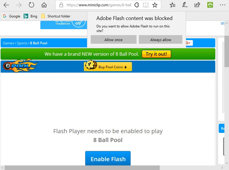 允許一個Flash Microsoft Edge如何啟用Adobe Flash Player windows 10
