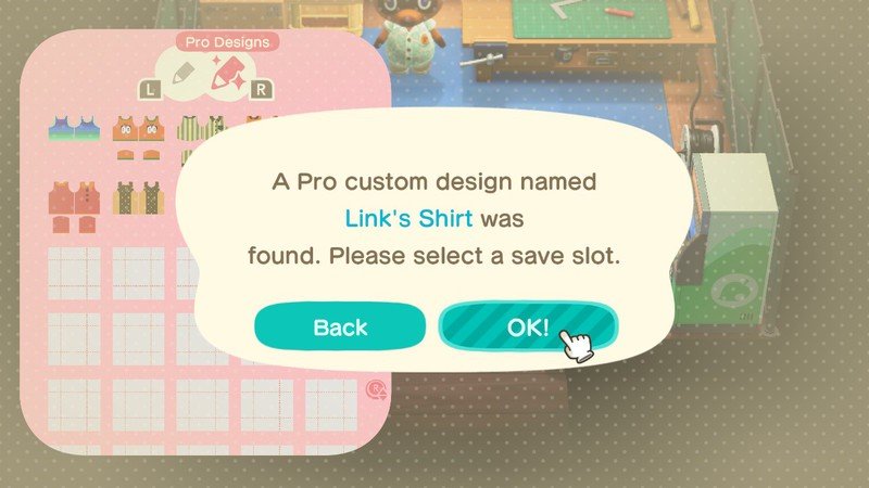 Animal Crossing New Horizons Zelda-outfits door fans gemaakt
