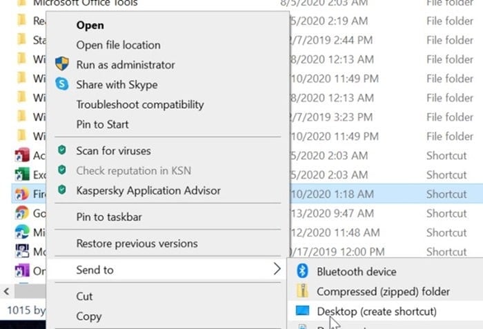 create keyboard shortcuts to launch programs in Windows 10 pic3