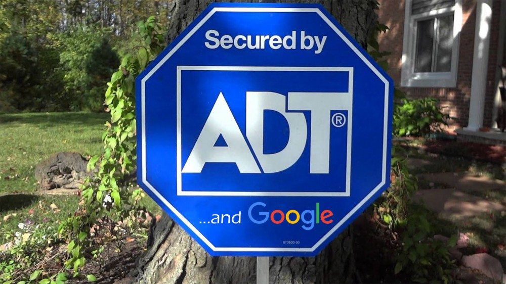 ADT security yard sign 