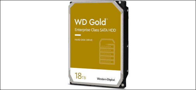A WD 18 TB hard drive.