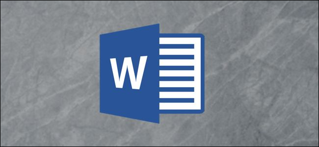 Microsoft Word logo on a gray background