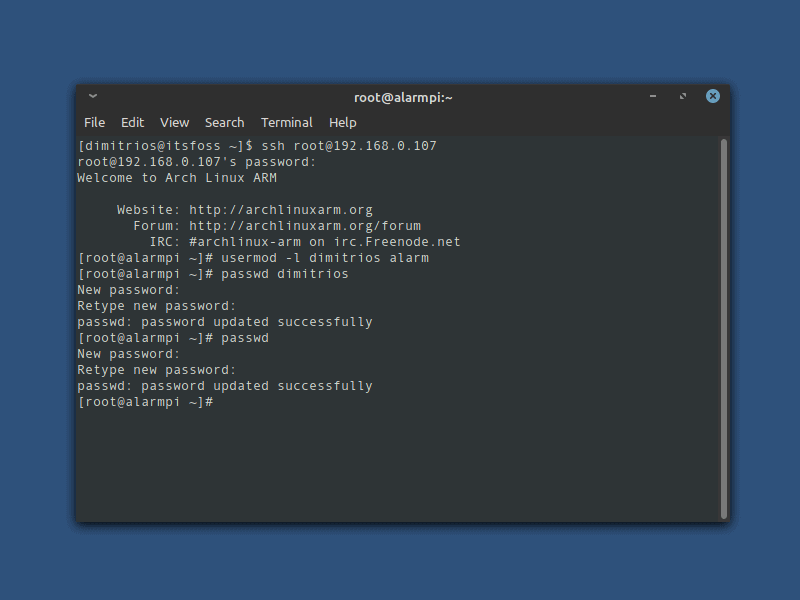 Connect to raspberry Pi via SSH