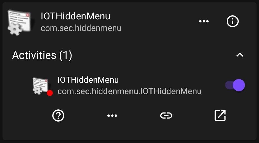 HiddenMenu on rooted Samsung Galaxy Note 20 Ultra