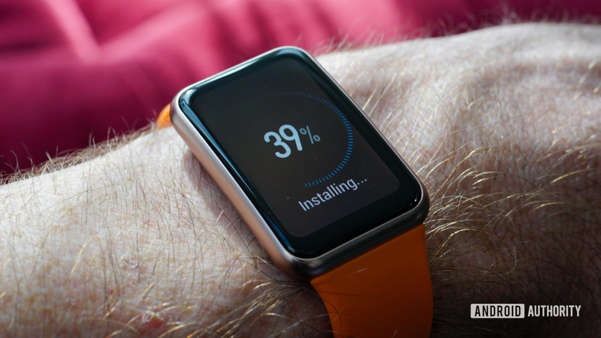 Huawei Watch Fit-display wordt bijgewerkt