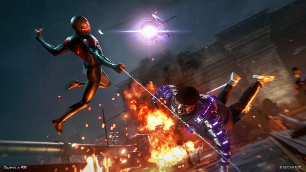 Spider-man Miles Morales gameplay screenshot