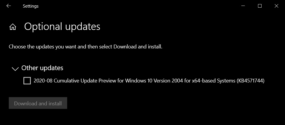 Windows 10 Build 19041.488