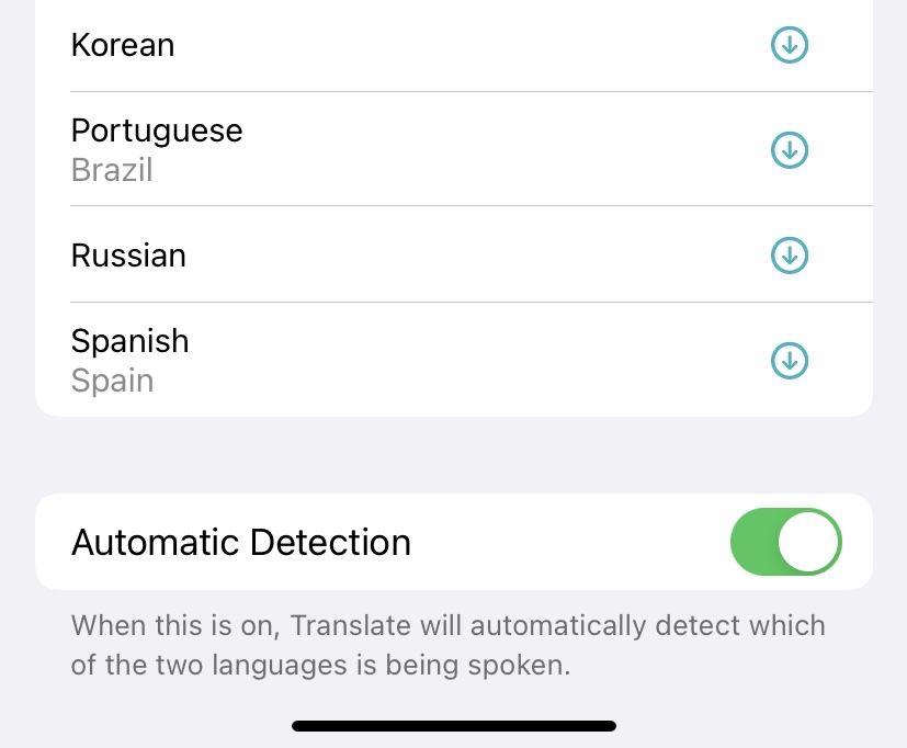 Automatically detect language