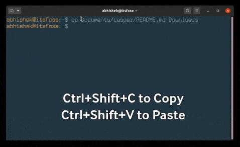 Copy Paste Linux Terminal