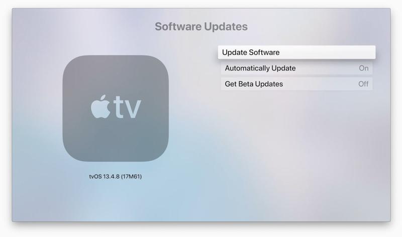 How to update tvOS on Apple TV: Settings