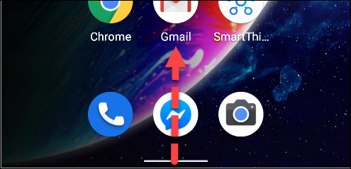 android 11 swipe up on home button