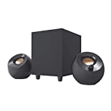 Image of Creative Pebble Plus 2.1 USB-Powered Desktop Speakers with Down-Firing Subwoofer and Far-Field Drivers, Up to 8W RMS Total Power for PCs and Laptops (Black)