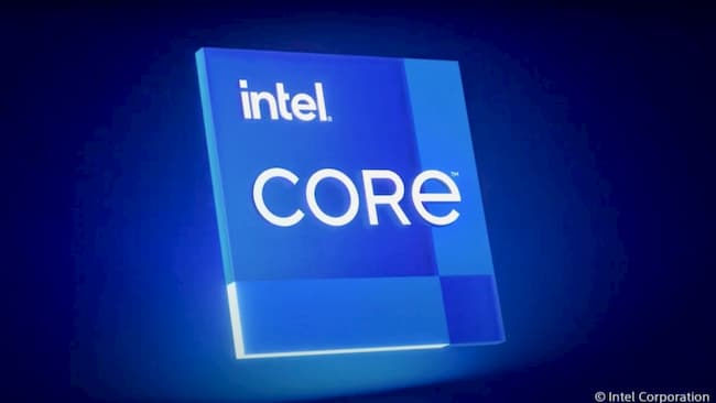 New Intel core logo