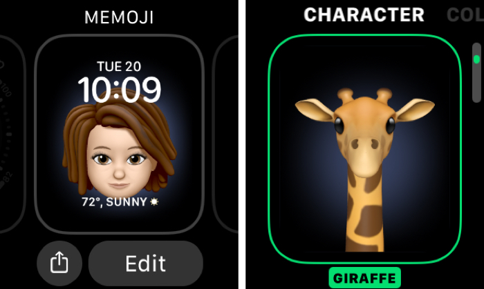 Memoji Watch Face Character