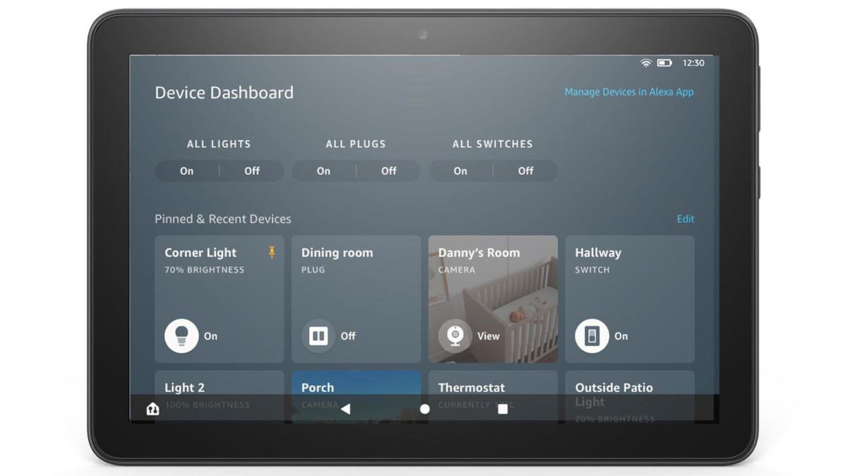 amazon fire tablet smart home dashboard