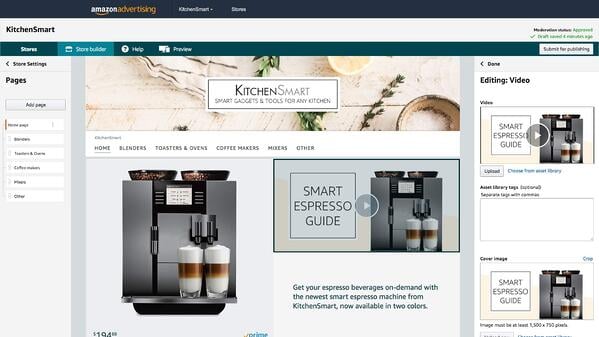 Kitchen Smart Amazon Store met hun beste producten.