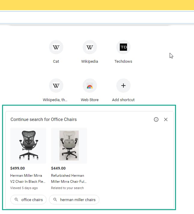 continue-search-for-office-chairs-ad-Chrome-NTP-1