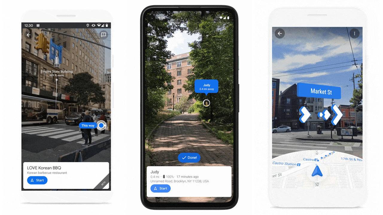 Google Maps Live View to soon show landmarks, share locations on mobile