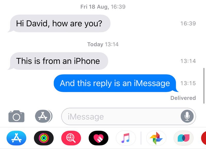 Kako poslati besedilo na iPhone: ugotovite, kdaj je bilo poslano