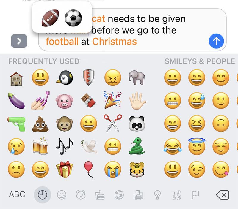 Maitiro ekutumira mameseji pane iPhone: Emoji