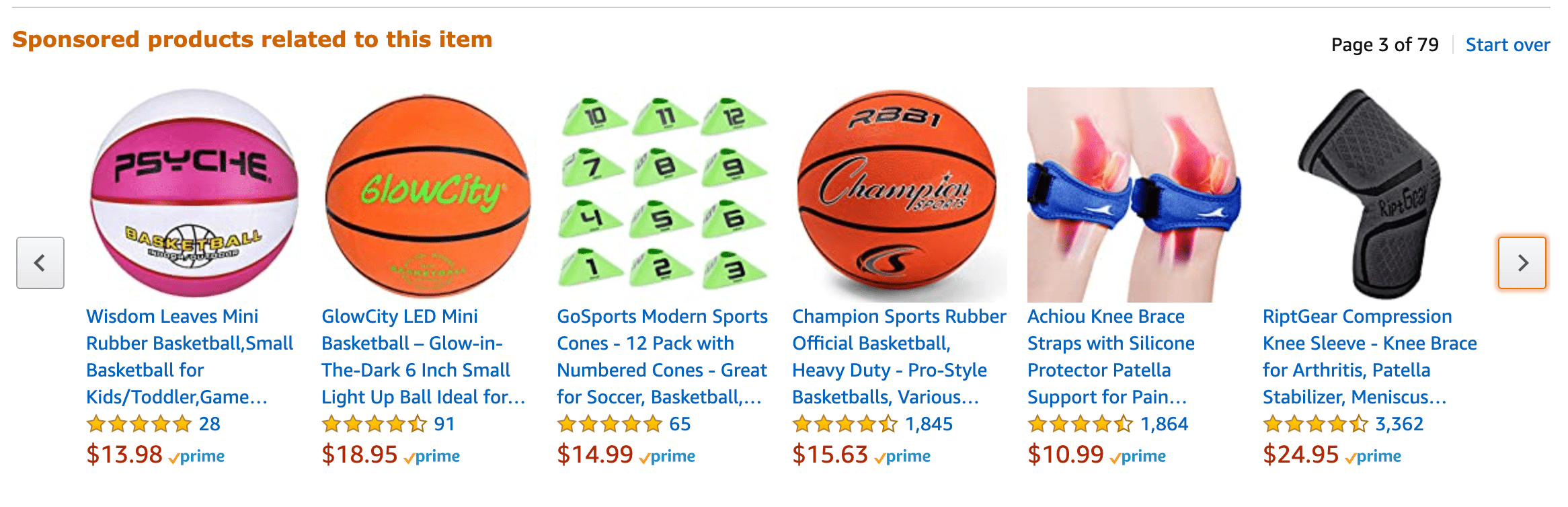 gesponsorde producten met betrekking tot basketbal op amazon