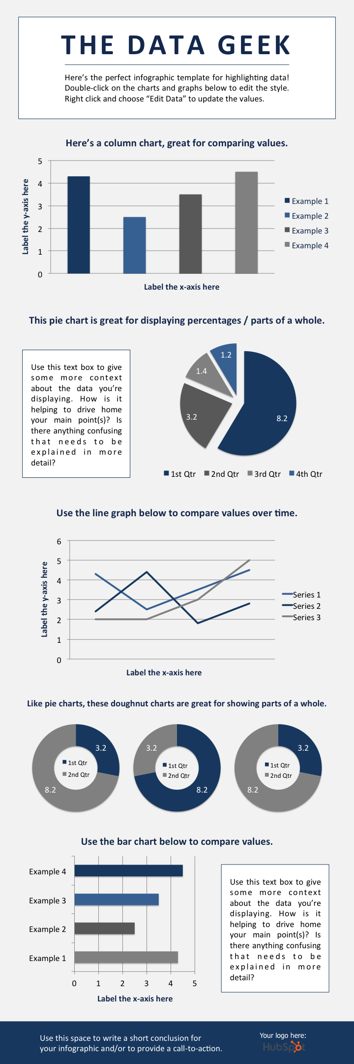 De Data Geek infographic sjabloon