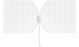 Image of RGTech Monarch 50 Transparent Indoor Freeview HDTV Aerial - True 50 Mile Multidirectional Paper-Thin Antenna - 4G filter for Maximum Freeview/UHF/VHF/FM/USB TV Tuner/DVB-T/DVB-T2/DAB radio reception