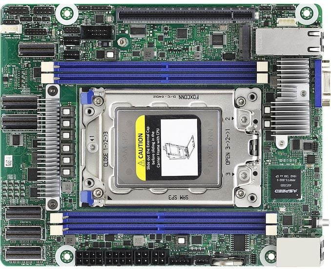 AMD EPYC Řím v (hlubokém) Mini-ITX? Nový ROMRED4ID-2T od společnosti ASRock Rack