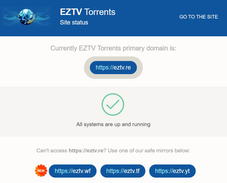 EZTV Status