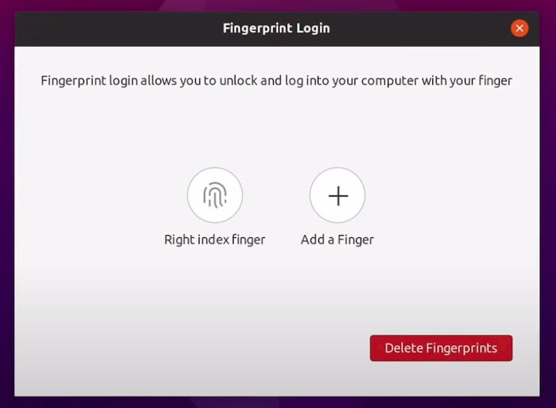 Fingerprint Login Support Ubuntu