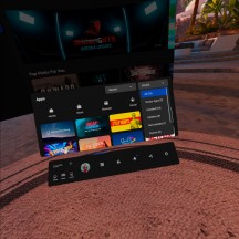 Oculus Mobile OS interface and optional hand-tracking controls - Oculus Quest 2 review