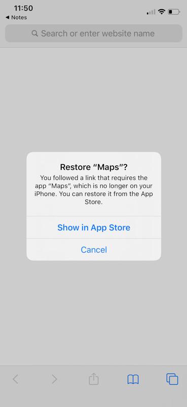 How to change your iPhone's default apps in iOS 13: Delete Maps