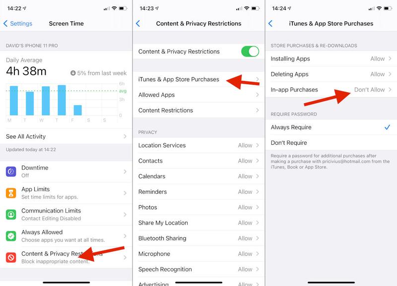 How to disable in-app purchases on iPhone: Screen Time restrictions