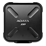 Image of ADATA SD700 512GB Durable External 3D NAND Solid State Drive, IP68 Dustproof Waterproof, Military-Grade Shockproof, Up to 440MB/s Read and Write, Black (ASD700-512GU3-CBK)