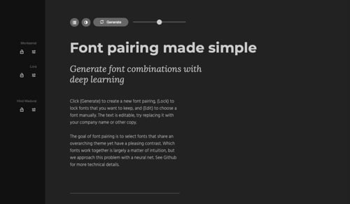 Fontjoy home page