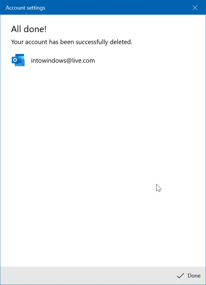 herschik e-mailaccounts in Windows 10 Mail-app pic4