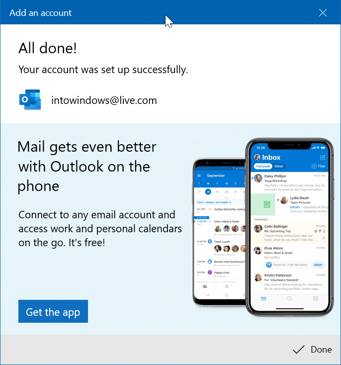 herschik e-mailaccounts in Windows 10 Mail-app pic9