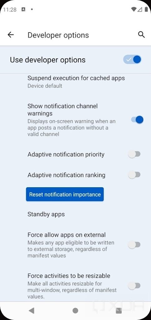 Android 12 reset notifications importance (1)
