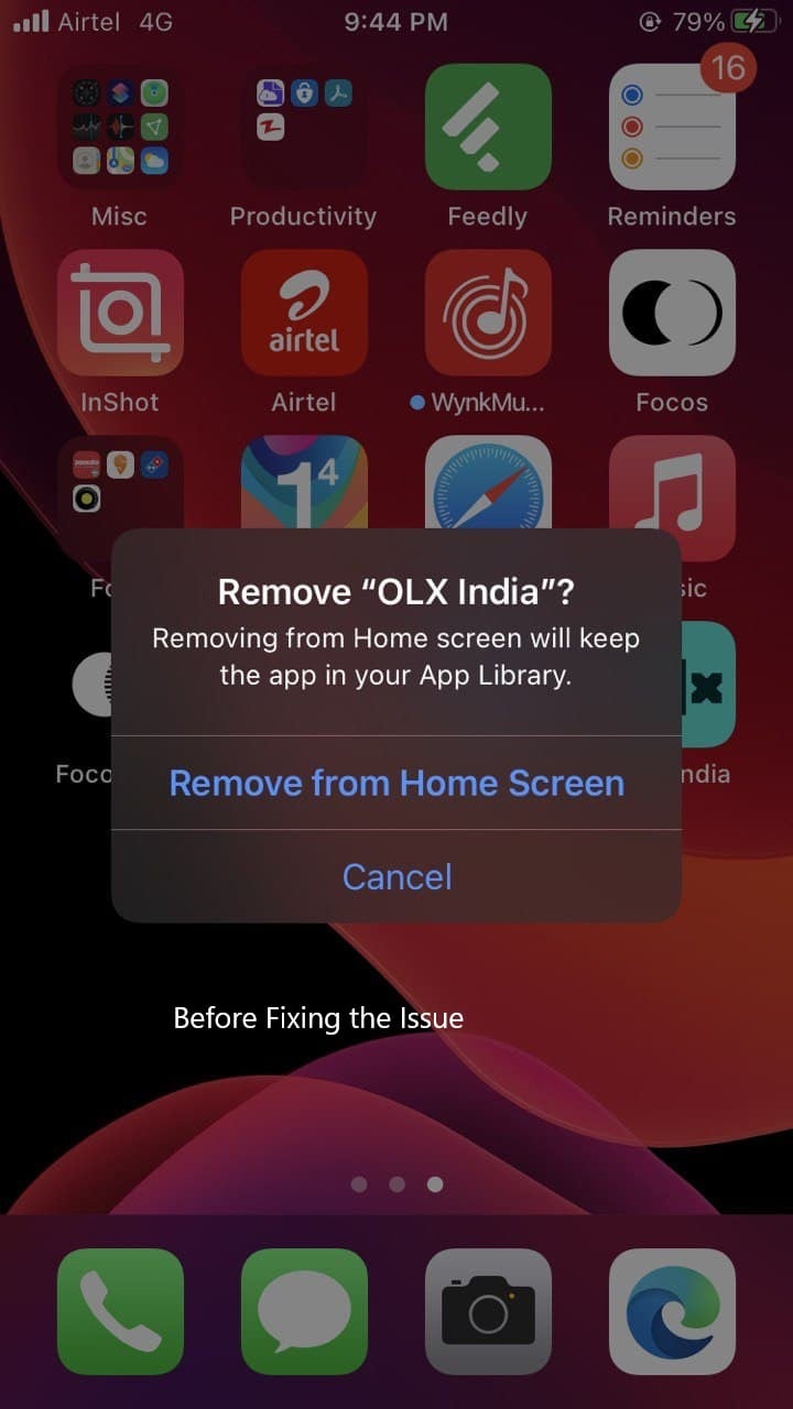 Kan geen apps verwijderen op uw iPhone met iOS 14