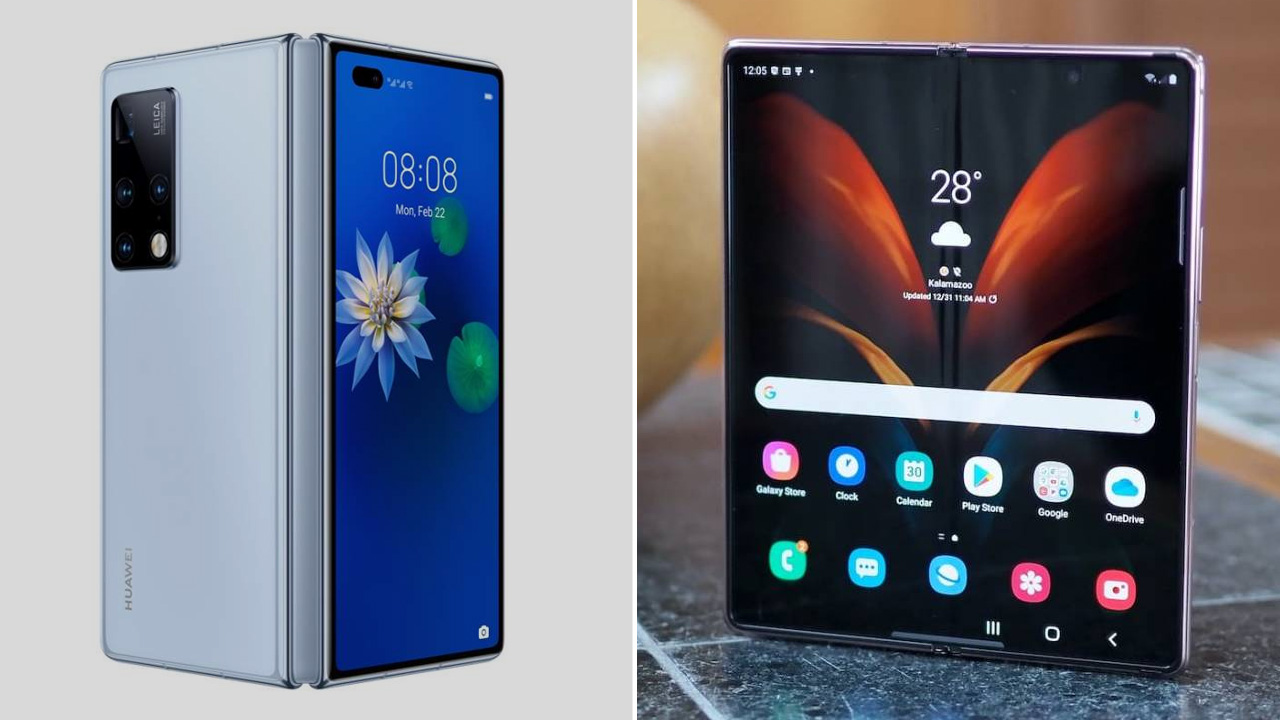 Huawei Mate X2 proti Galaxy Z Fold2: primerjava med seboj