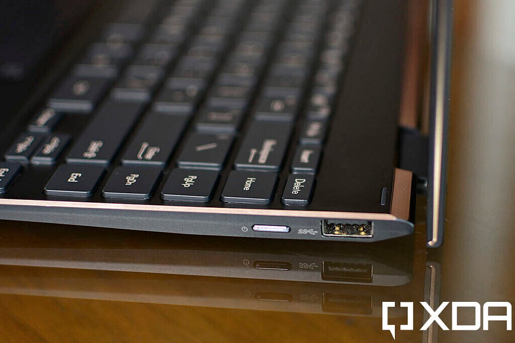 ASUS ZenBook Flip S power button