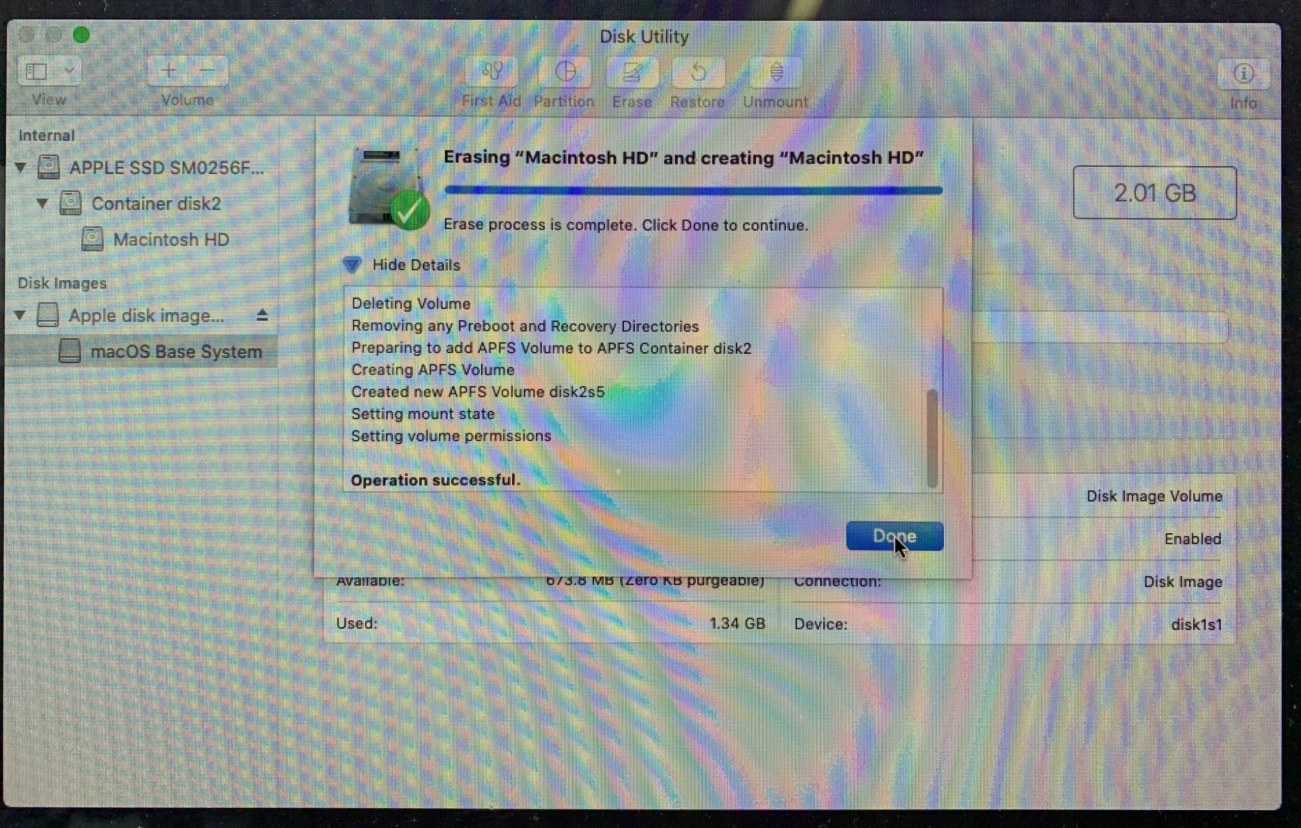 Erase Macintosh HD