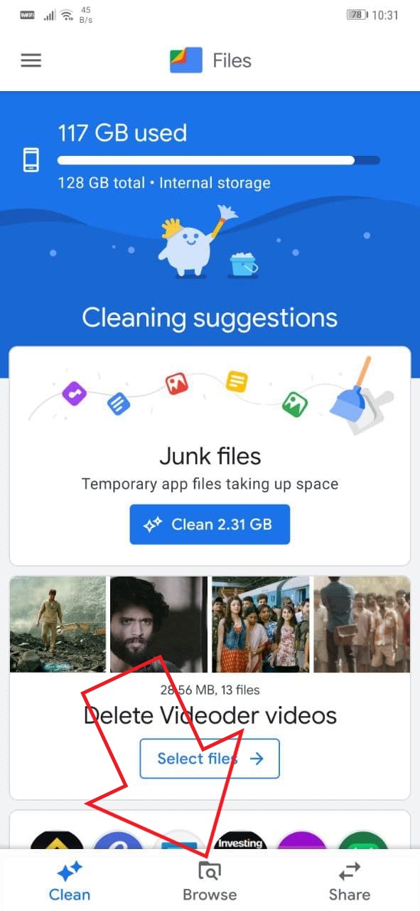 Find Favorites in Files by Google