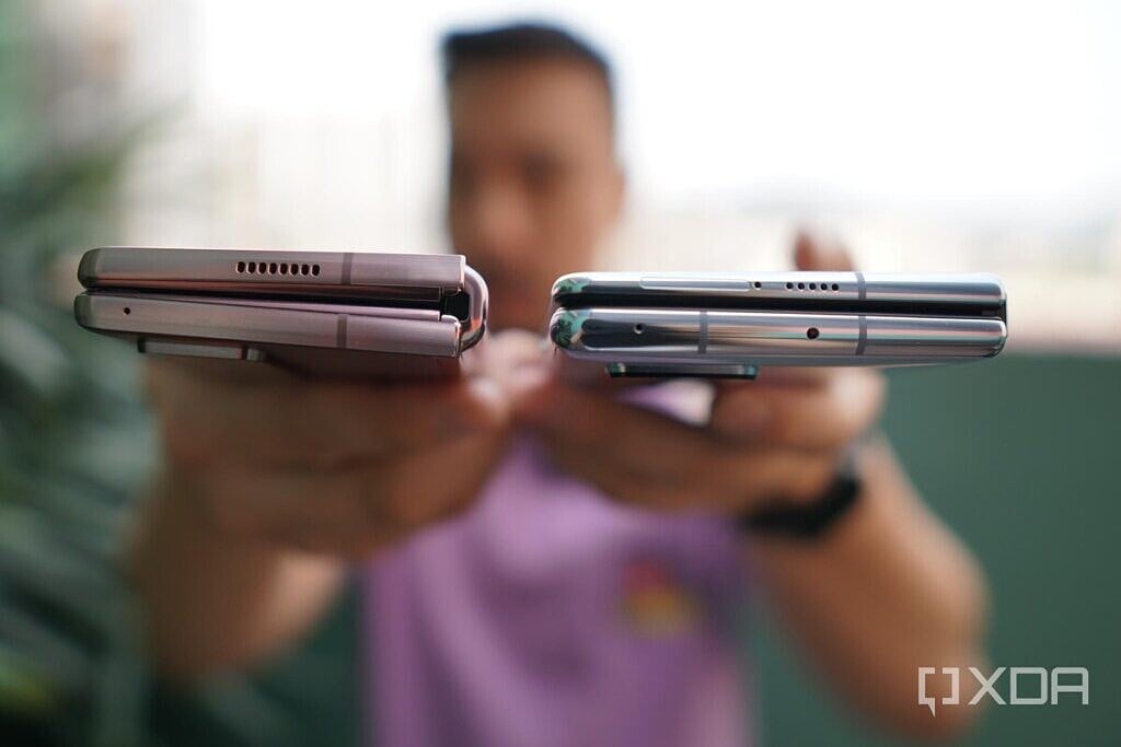 the Mate X2 and the Galaxy Z Fold 2