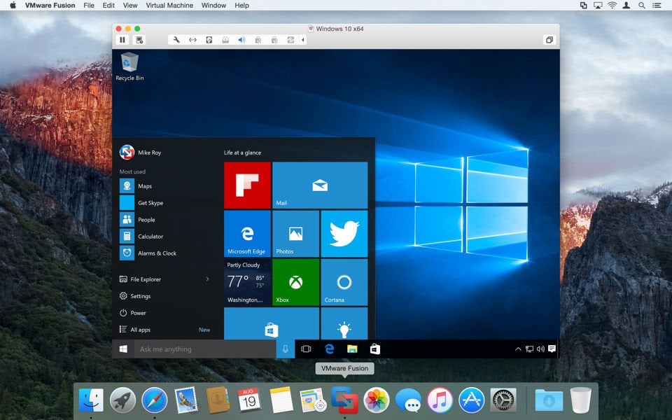 How to install Windows on Mac: VMWare desktop