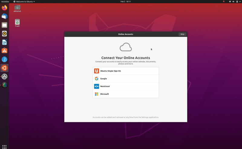 Ubuntu po zagonu