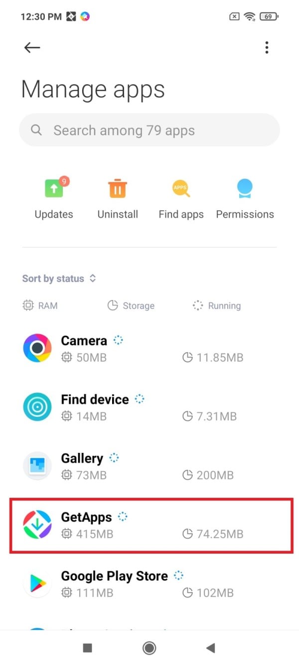 Disable GetApps pane Xiaomi, Redmi, uye Poco Mafoni Anomhanya MIUI